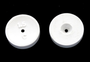 Round plastic nozzle 1,5