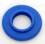 Bearing cover with a hole