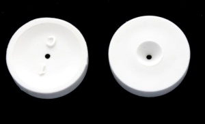 Round plastic nozzle 1,0 